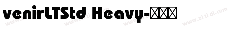 venirLTStd Heavy字体转换